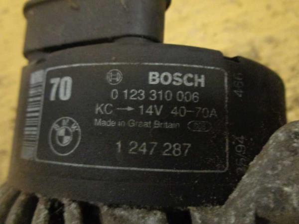 ALTERNATEUR 70AMP BMW SERIE 3 E36 1.6i/1.8i/1.8is - Vue 4